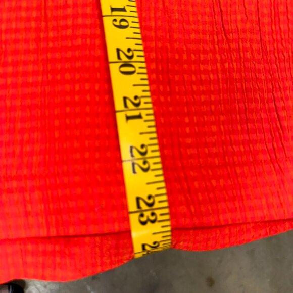 Vtg Howard Wolf 80's Woman Orange Floral Hawaiian Shirt Blouse Size 4 - Picture 15 of 15